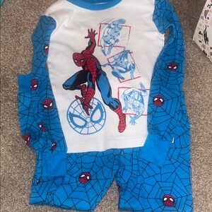 Marvel Spider-Man Blue and White Kids Pajama Set